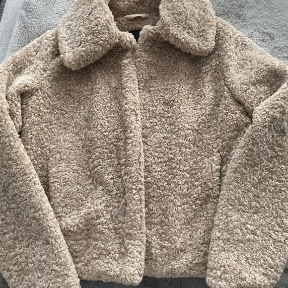 Sherpa short coat beige xs - Picture 4 of 5